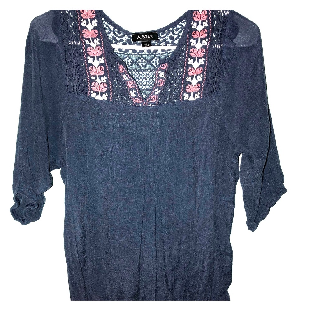 Navy blue blouse